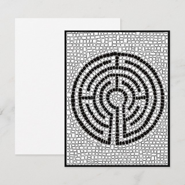 LABYRINTH VII 4.25x5.5 Flat Card II (Front/Back)
