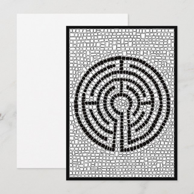 LABYRINTH VII 4.5x6.25 Flat Card II (Front/Back)