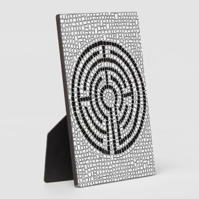 LABYRINTH VII 5x7 Plaque with Easel  (Side)