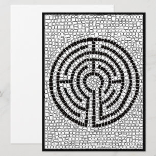 LABYRINTH VII 6.5x8.75 Flat Card II