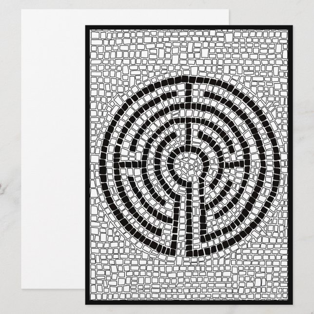 LABYRINTH VII 6.5x8.75 Flat Card II (Front/Back)