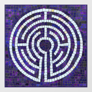 LABYRINTH VIII 12x12 Window Cling 