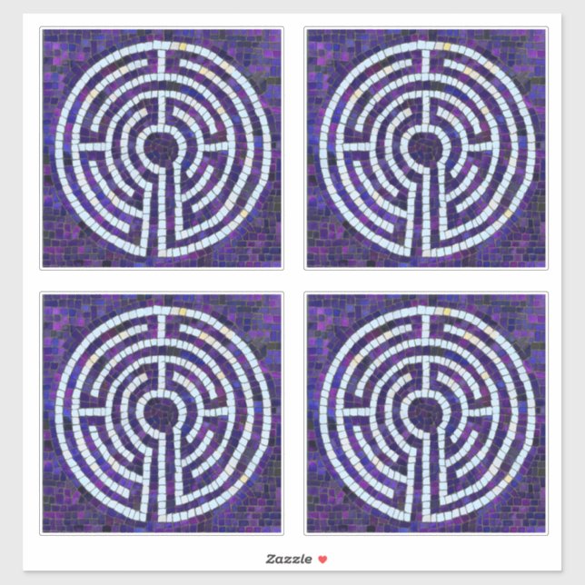 LABYRINTH VIII 14" (4 Small) Vinyl Sticker  (Sheet)