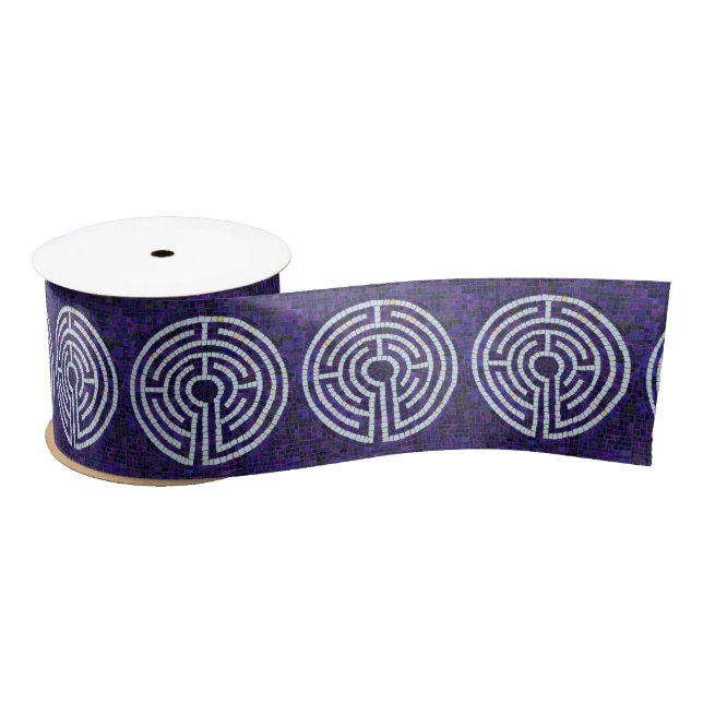 LABYRINTH VIII 3" Wide Satin Ribbon (Spool)