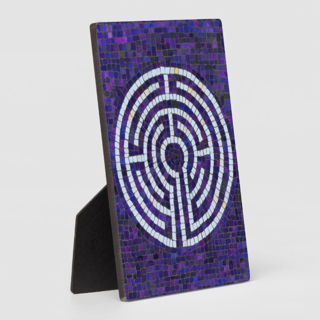 LABYRINTH VIII 5x7 Plaque with Easel  (Side)