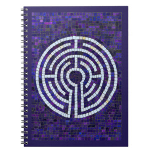 LABYRINTH VIII 6.5x8.75 Spiral Notebook 