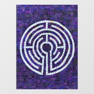 LABYRINTH VIII 8x11 Window Cling