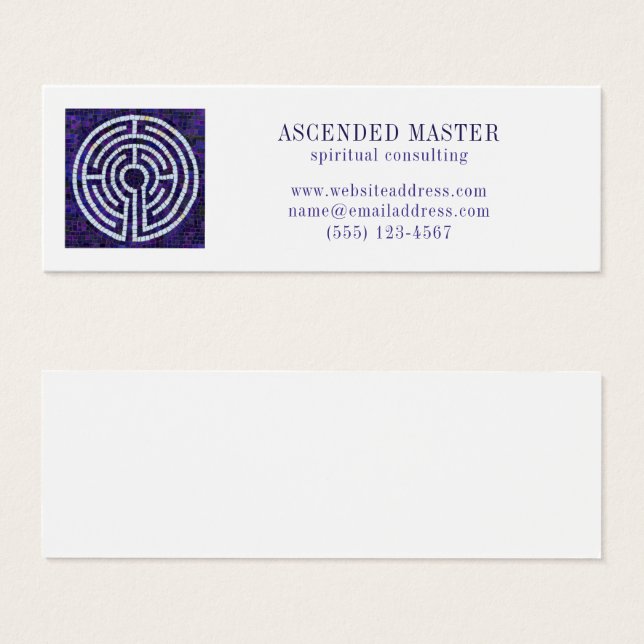 LABYRINTH VIII Mini Business Card  (Front & Back)
