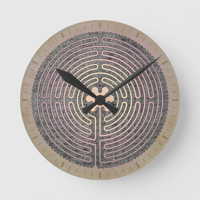 Labyrinth Wall Clock (Front)