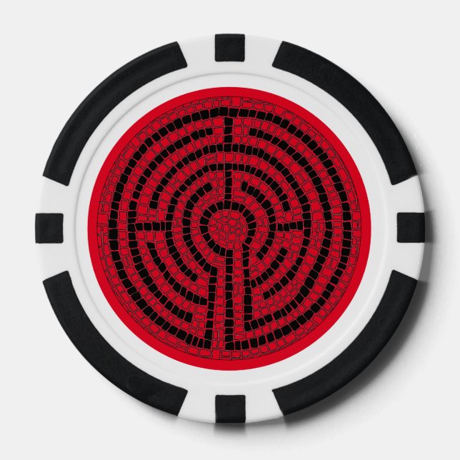 LABYRINTH X Poker Chips (Front)