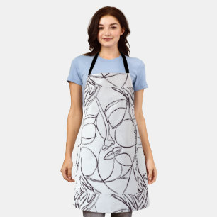 Labyrinthe Beauty Abstract Art Apron