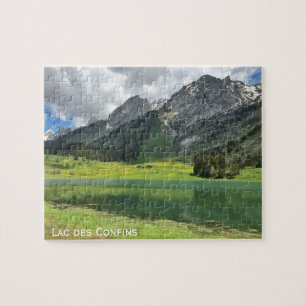 Lac des Confins, Les Aravis, French Alps Jigsaw Puzzle