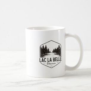 Lac La Belle Wisconsin Outdoors Vintage 3 Coffee Mug