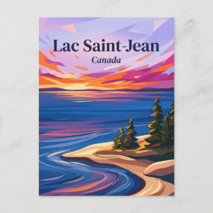 Lac Saint-Jean Canada Postcard