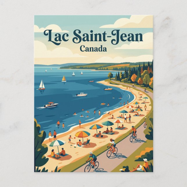 Lac Saint-Jean Canada Postcard (Front)