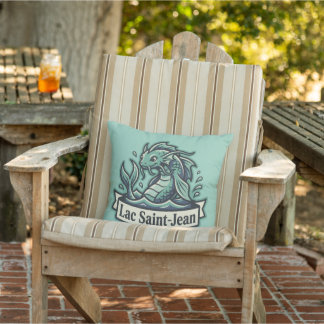 Lac Saint-Jean Water Monster Cushion