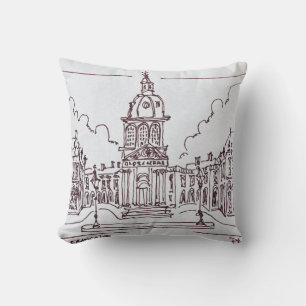 L'Academie Francaise Seine River, Paris Cushion