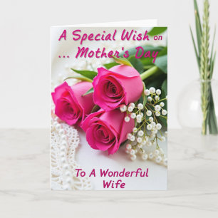 Lace Adorned Mothers Day Card