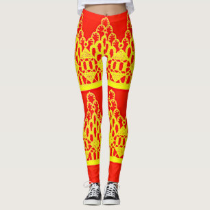 Lace All-Over-Print Leggings