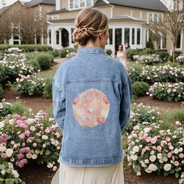 Lace and Light Denim Jacket (Wedding Back)