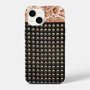 Lace And Studs Pattern iPhone 14 Case