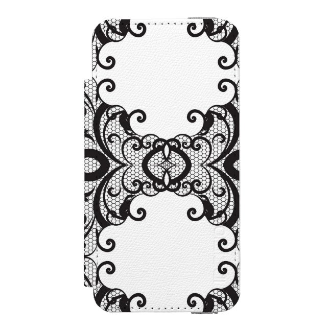 Lace background 2 incipio iPhone wallet case (Folio Front)