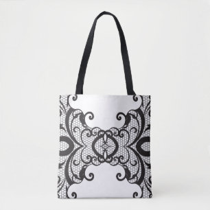 Lace background 2 tote bag