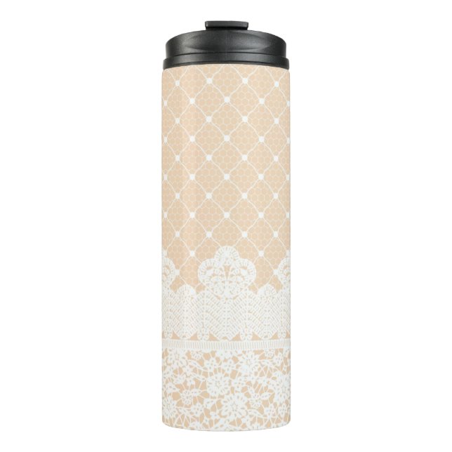 Lace Border Thermal Tumbler (Front)