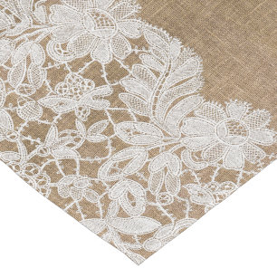 Lace & Burlap Table Runner