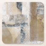 Lace Collage I Square Paper Coaster<br><div class="desc">Home Décor</div>