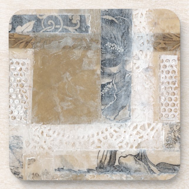 Lace Collage II Coaster (Front)