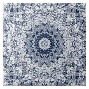 Lace decoration ceramic tile