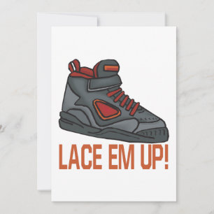 Lace Em Up Invitation