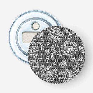 Lace fabric pattern 1 bottle opener