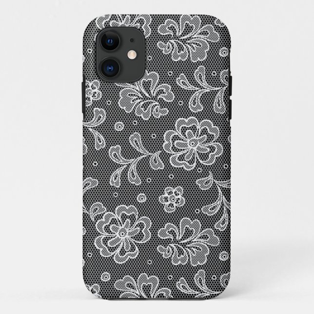 Lace fabric pattern 1 Case-Mate iPhone case (Back)