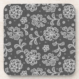 Lace fabric pattern 1 coaster