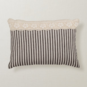 Lace fabric textile texture, background pattern. decorative cushion