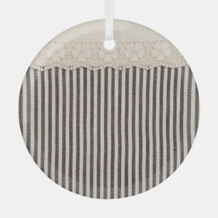 Lace fabric textile texture, background pattern. glass tree decoration