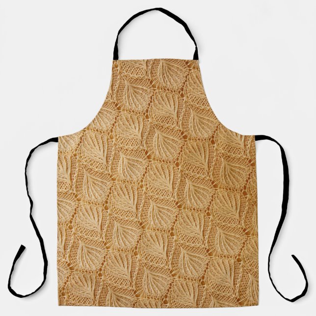 lace fabric textures apron (Front)