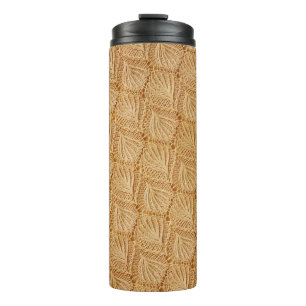 lace fabric textures thermal tumbler