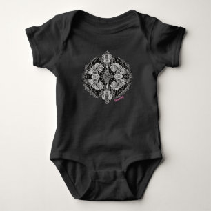Lace Floral Harmony Baby Bodysuit