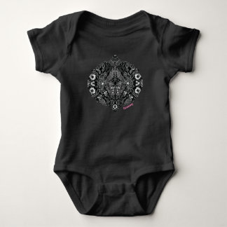Lace Floral Harmony Baby Bodysuit