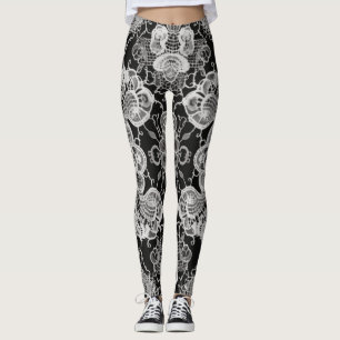Lace Floral Harmony Leggings