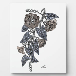 Lace Flowers Plaque