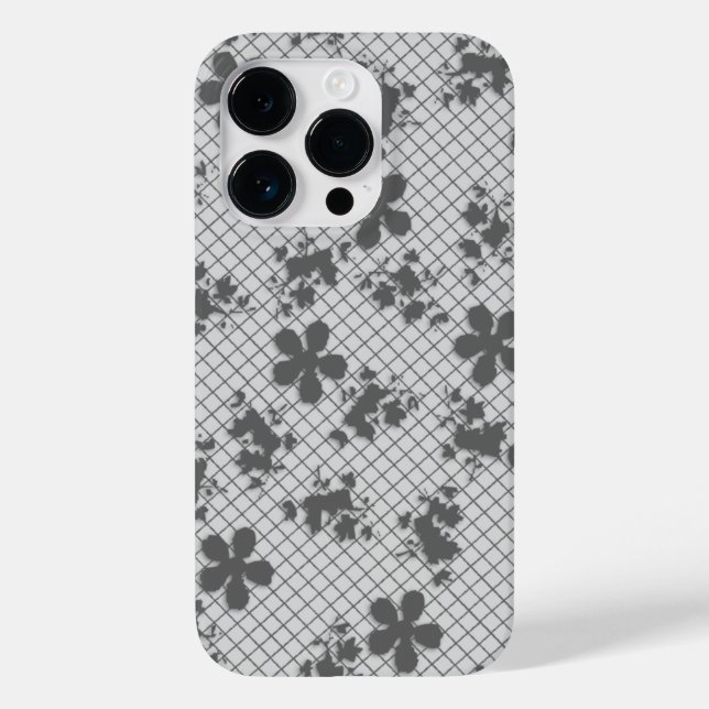Lace Grey Floral Samsung Galaxy S6, Tough Case-Mate iPhone Case (Back)