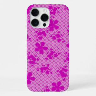 Lace Hot Pink Floral Samsung Galaxy S6, Tough iPhone Case