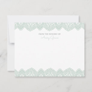 Lace & Lullibies Baby Stationery Card