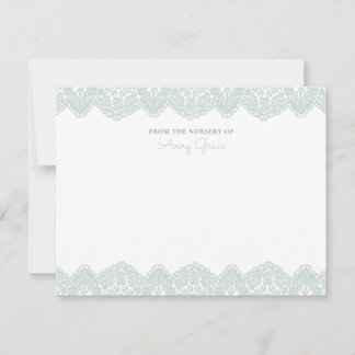 Lace & Lullibies Baby Stationery Card