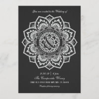 Lace Mandala Wedding Invitations