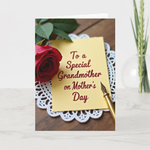 Lace Mat Mothers Day Card